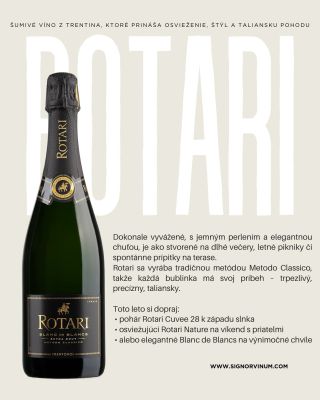 Leto chutí lepšie, keď máš bublinky 🥂 #italvinum #signorvinum #rotari #bubbles #spumante #cheers #wine #winelovers #vino...